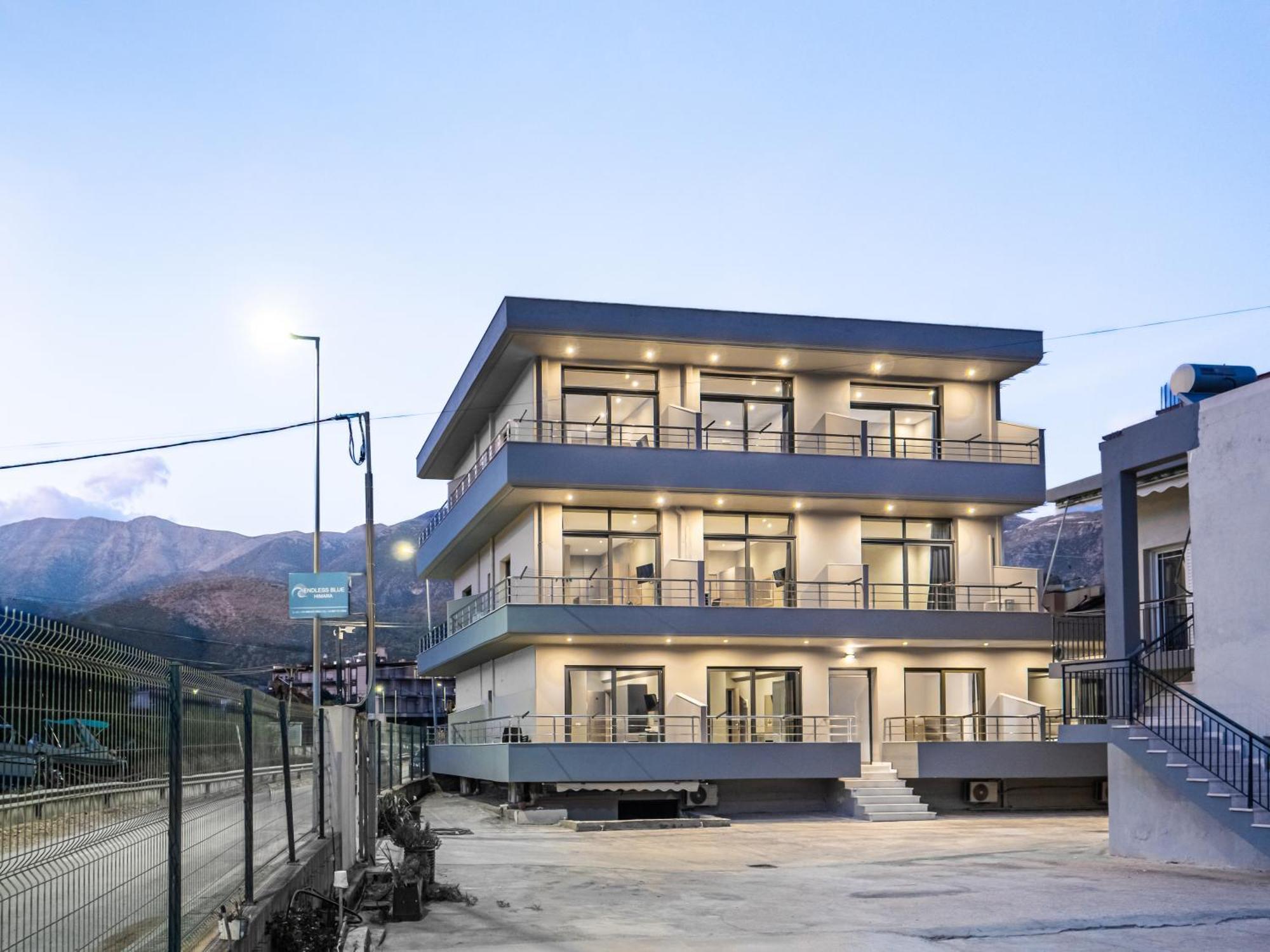 Hotel Endless Blue Himara Esterno foto