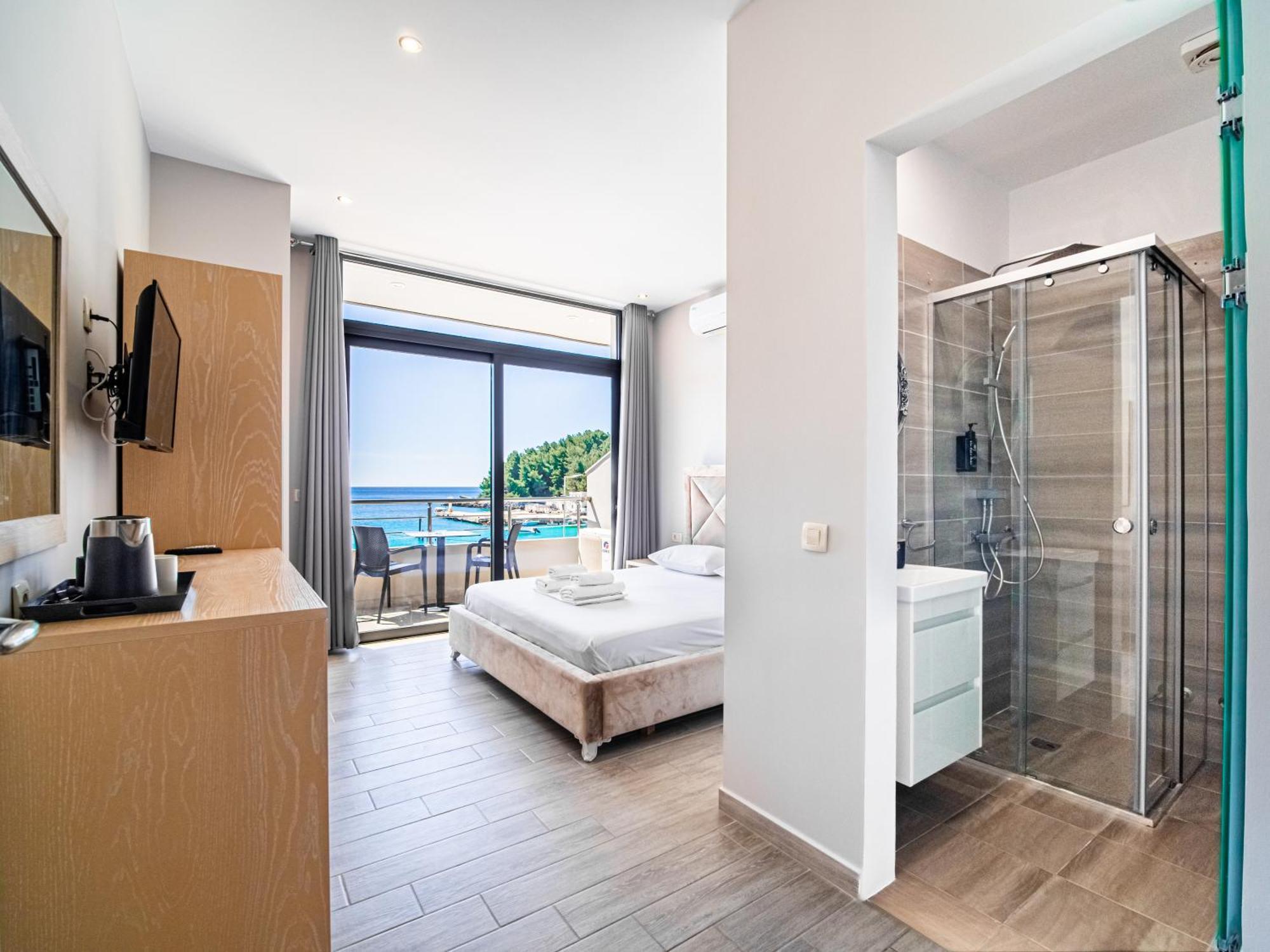 Hotel Endless Blue Himara Esterno foto